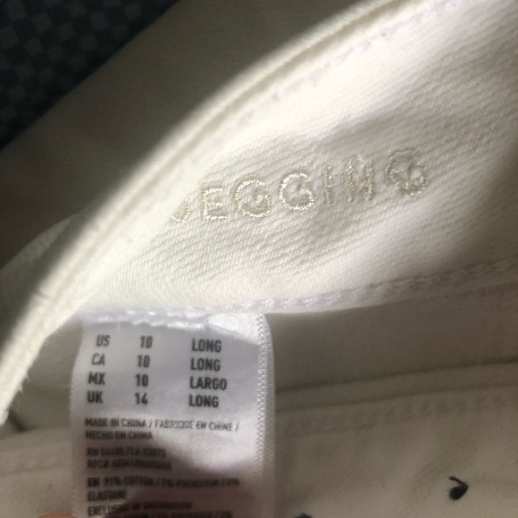 Ladies White Jegging Jeans size 10 - Picture 4 of 4